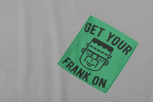 Koszulka z kieszonką GET YOUR FRANK ON