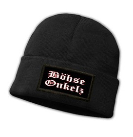 Czapka zimowa z naszywką BOHSE ONKELZ