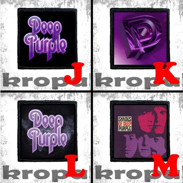 Naszywka DEEP PURPLE 10 x 10 cm  Dużo Wzorów!