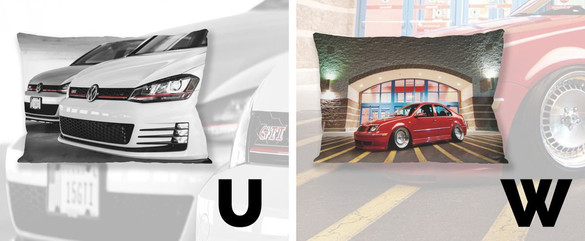 Poduszka VOLKSWAGEN 60x40cm WZORY