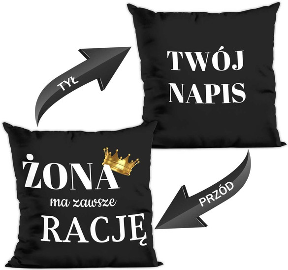 Poduszka na Walentynki DODAJ NAPIS