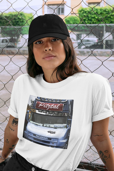 Koszulka z naszywką Scania car