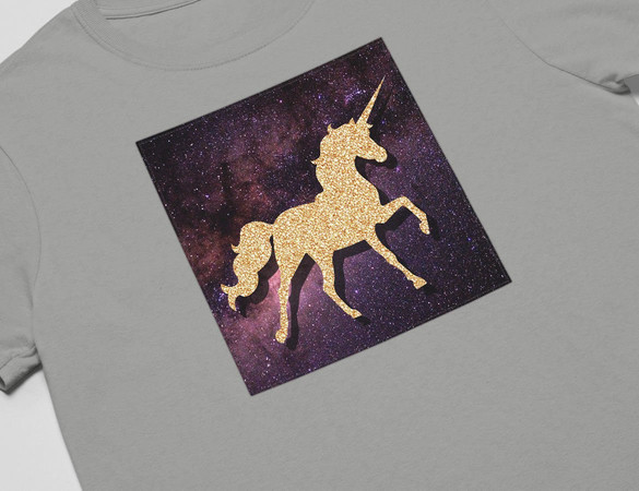 Koszulka z naszywką Unicorne 03