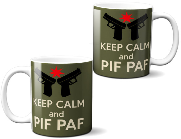 Kubek Keep Calm And Pif Paf