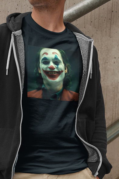 Koszulka z naszywką Joker Joaquin Phoenix 1