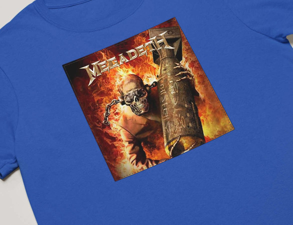 Koszulka z naszywką Megadeth Arsenal