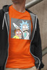 Koszulka z naszywką Rick and Morty 01