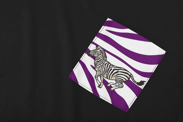 Koszulka z kieszonką SAFARI ZEBRA