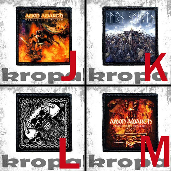 Naszywka AMON AMARTH 8 X 8 cm Dużo Wzorów!