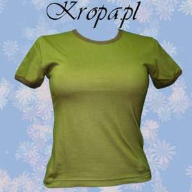 Bluzka damska ZIELONO BRĄZOWA 02