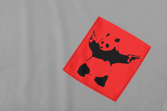 Koszulka z kieszonką BANKSY PANDA