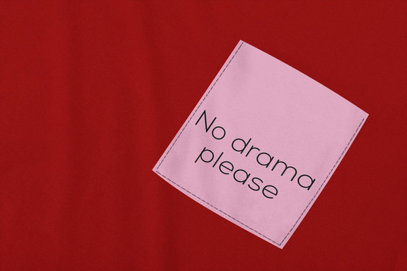 Koszulka z kieszonką NO DRAMA PLEASE