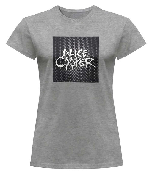 Bluzka damska z naszywką Alice Cooper logo