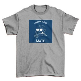 Koszulka z naszywką Lurkin' good mate