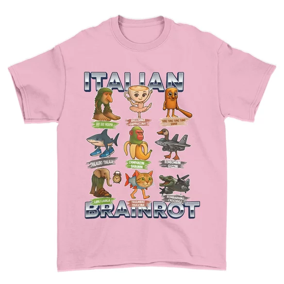 Koszulka Italian Brainrot Paczka Stworków włoskich brainrotów