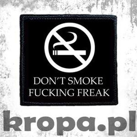 Naszywka DON'T SMOKE