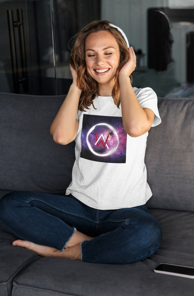 Bluzka damska z naszywką Alan Walker  logo