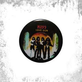Przypinka KISS - LOVE GUN