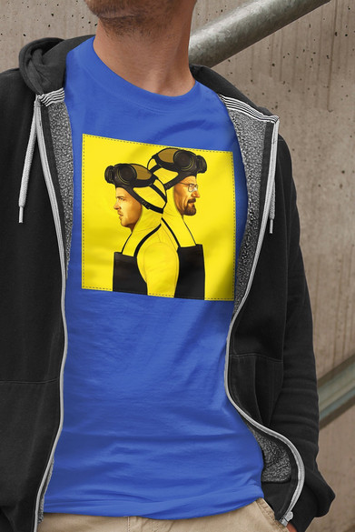 Koszulka z naszywką Breaking Bad team