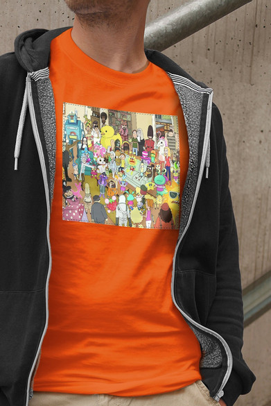 Koszulka z naszywką Rick and Morty 02