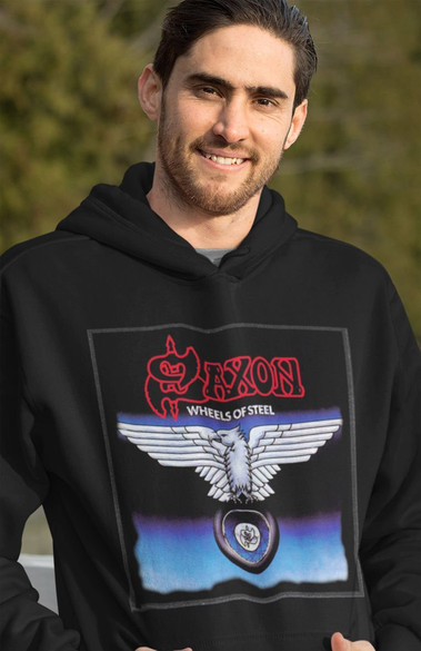 Bluza z naszywką SAXON WHEELS OF STEEL