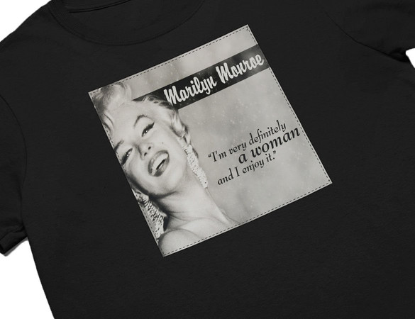 Koszulka z naszywką Marilyn Monroe 02