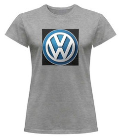 Bluzka damska z naszywką Volkswagen logo black