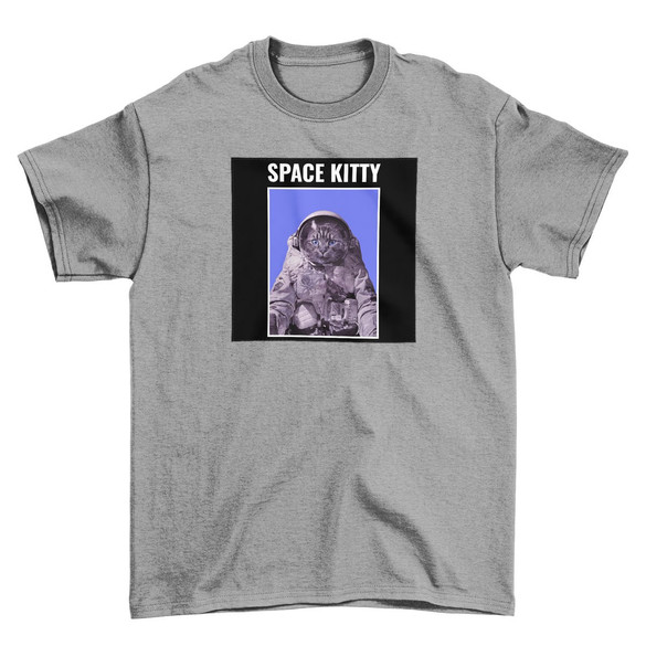 Koszulka z naszywką Space kitty