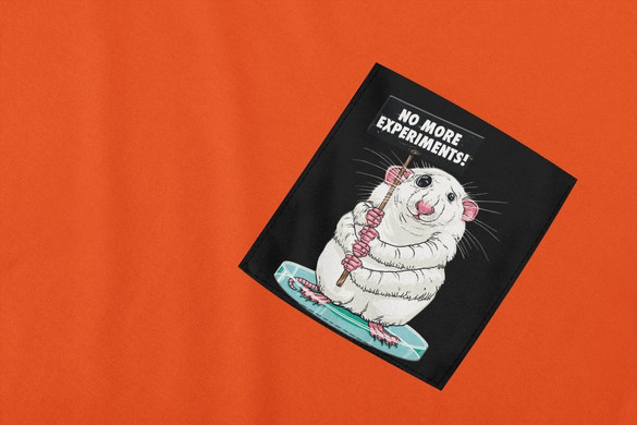 Koszulka z kieszonką No more experiments