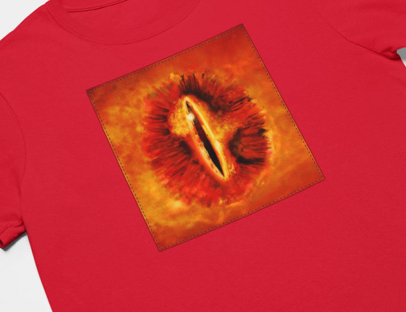 Koszulka z naszywką Eye of Sauron