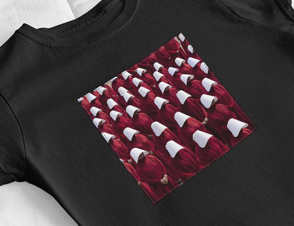 Bluzka damska z naszywką The Handmaid's Tale 06