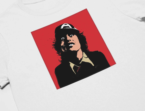 Koszulka z naszywką AC/DC Angus Young