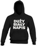 Bluza DUŻY BIAŁY NAPIS + Twój napis