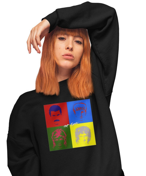 Bluza z naszywką Queen Hot Space 01