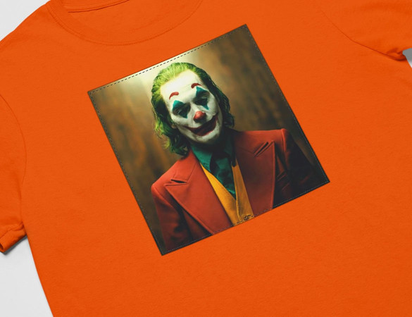 Koszulka z naszywką Joker Lift Scene