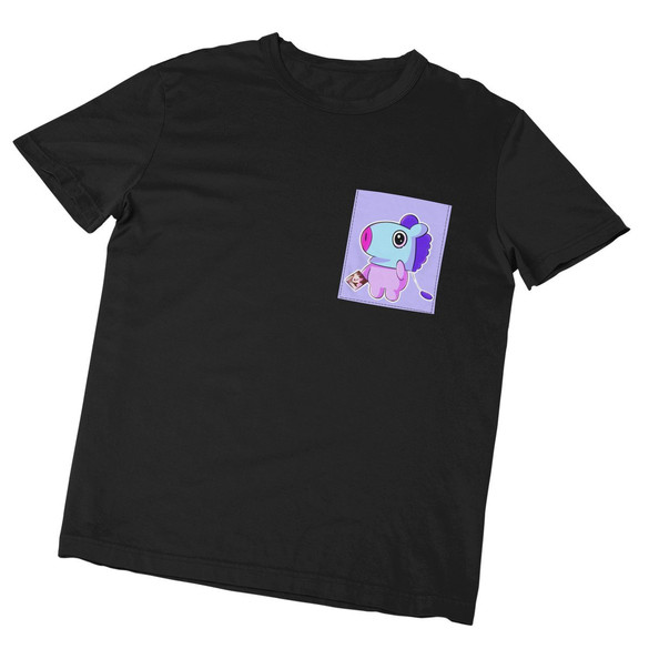 Koszulka z kieszonką BT21 MANG BTS K-POP