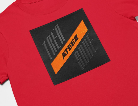 Koszulka z naszywką ATEEZ  Treasure