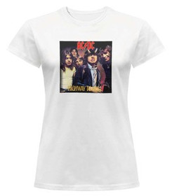 Bluzka damska z naszywką AC/DC Highway to..