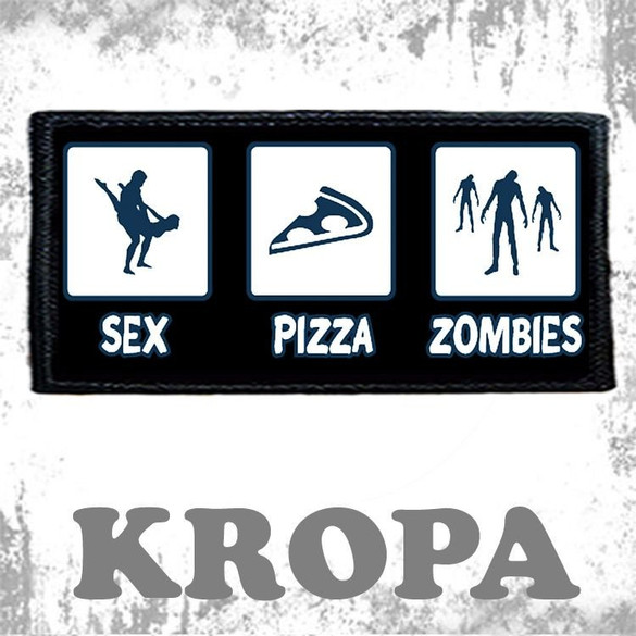 Naszywka Sex, Pizza & Zombies