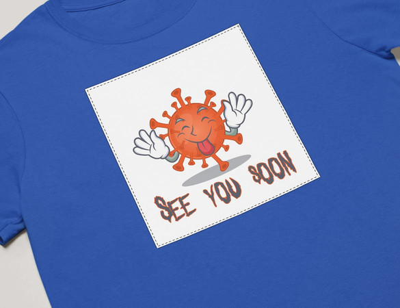 Koszulka z naszywką See You Soon