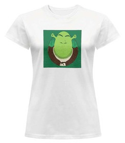 Bluzka damska z naszywką SHREK