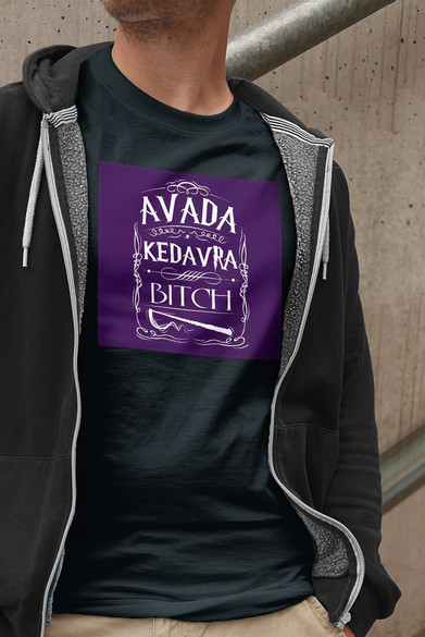 Koszulka z naszywką  Harry Potter spell