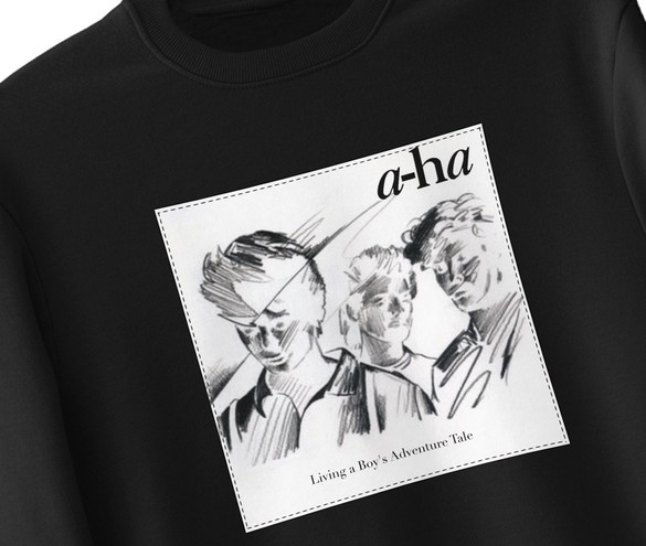 Bluza z naszywką  A-HA  Living..