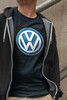 Koszulka z naszywką Volkswagen logo black