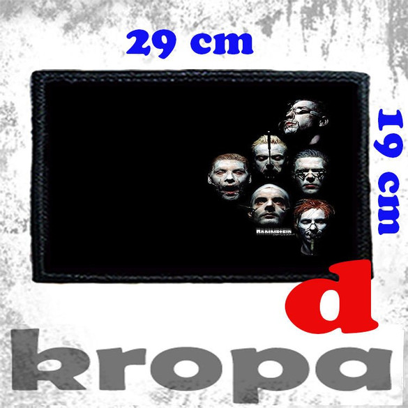 Naszywka duża na ubranie RAMMSTEIN