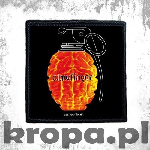 Naszywka CLAWFINGER - USE YOUR BRAIN