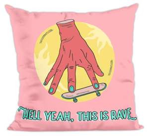 Poduszka Hell yeah,this is rave