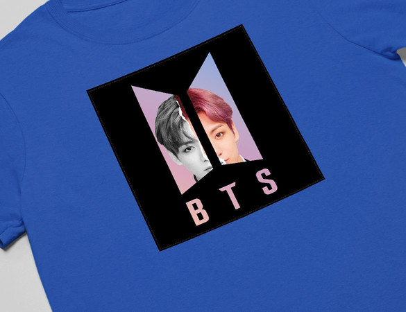 Koszulka z naszywką BTS Jungkook