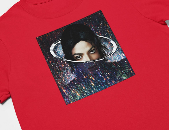 Koszulka z naszywką Michael Jackson 07