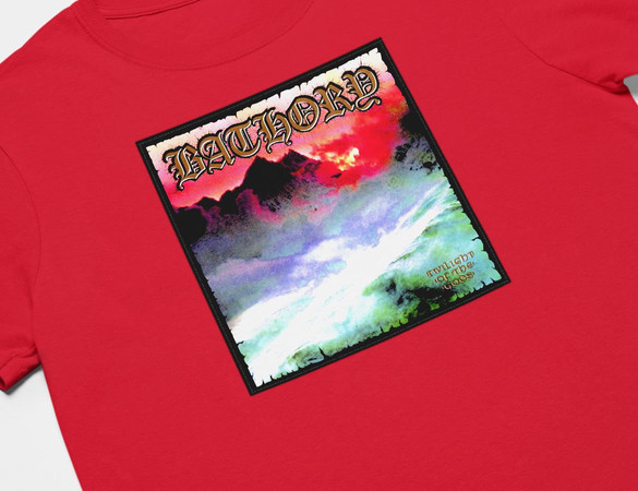 Koszulka z naszywką BATHORY 01